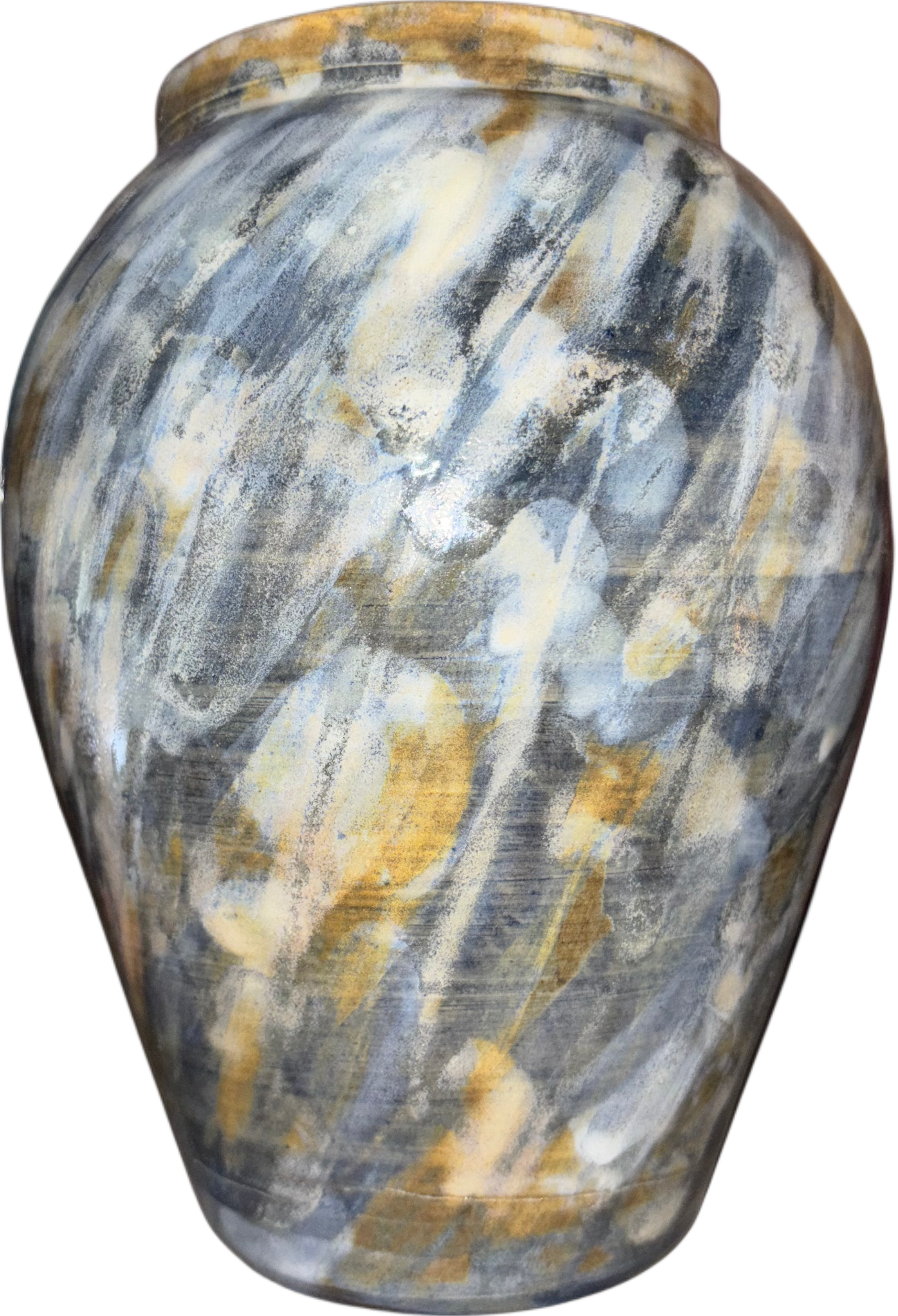 Handmade marbled vase